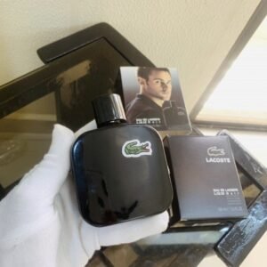 First Copy Perfume Of Lacoste E Black 100ML for Men – Includes Original Box and Bottle Exactly as Shown in Image