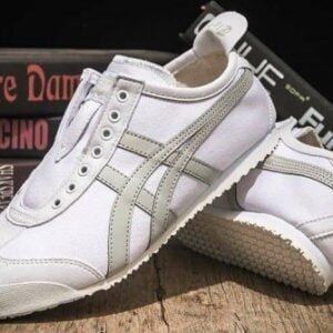 First Copy Onitsuka Tiger Slip-On LT "White Grey"